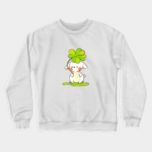 Bunny With Clover Crewneck Sweatshirt